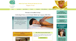 Desktop Screenshot of greenblissecospa.com